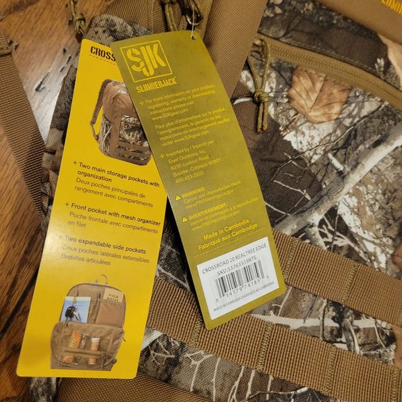 Slumberjack Crossroad 20 Realtree Edge Backpack - Picture 4 of 12